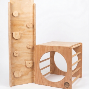 Combo Cubo Pikler básico + Rampa premium